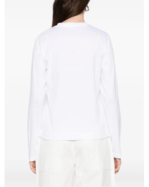 Herskind White Long-Sleeved T-Shirt
