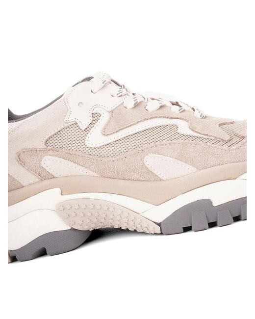 Ash White Addict Lace-Up Sneakers