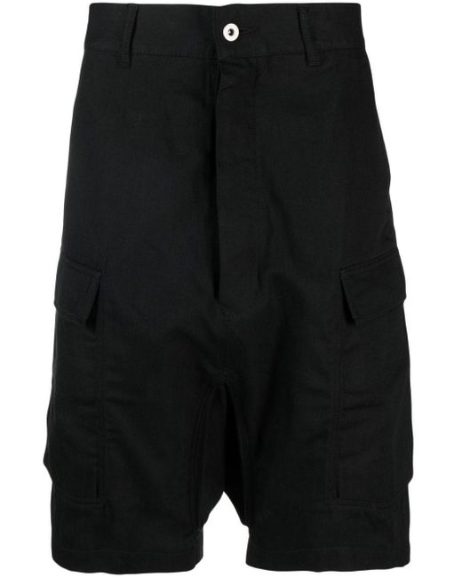 Rick Owens DRKSHDW Japanese Drop-crotch Denim Shorts in Black for Men ...