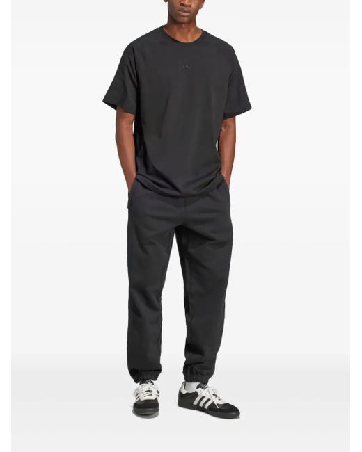 Adidas Black Premium Essentials Track Pants for men