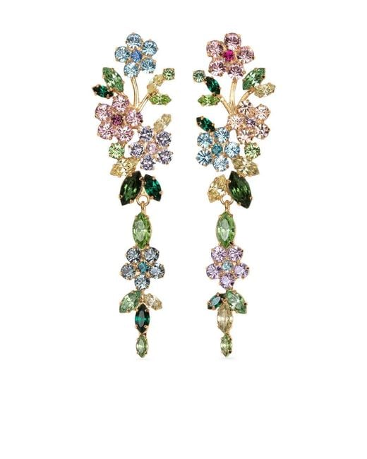 Jennifer Behr White Verlee Drop Earrings
