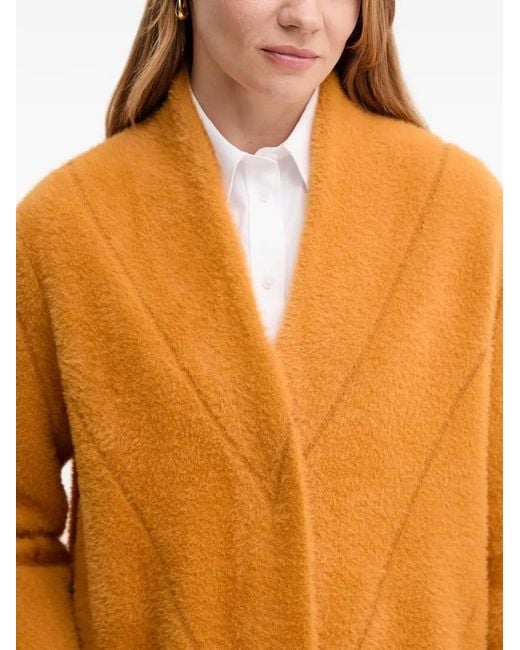 Joseph Ribkoff Orange Chevron Pocket Coat