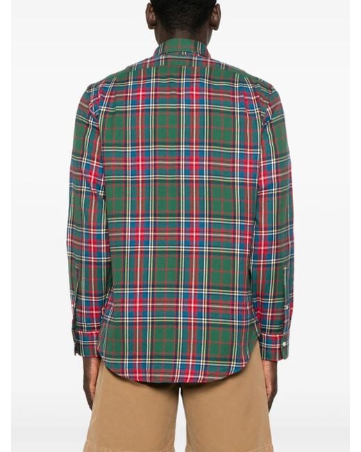 メンズ Polo Ralph Lauren チェック シャツ Green
