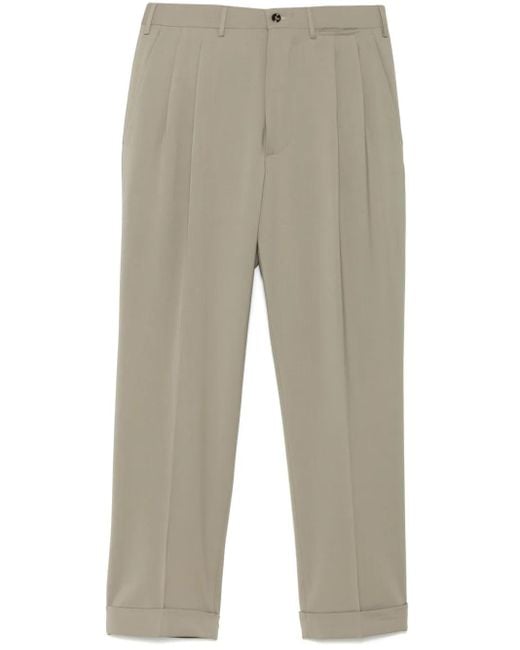 メンズ Dell'Oglio テーパードパンツ Natural