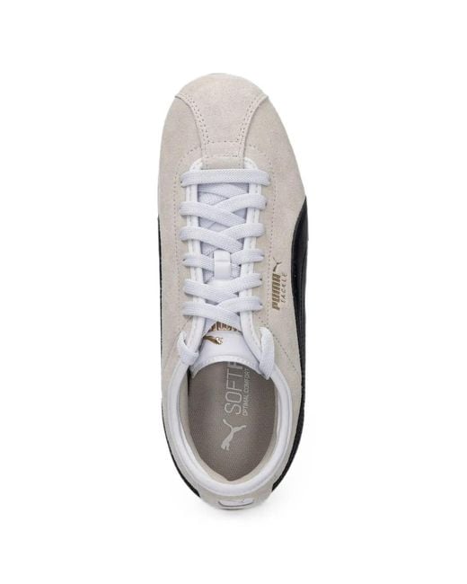 PUMA White Tackle Sneakers