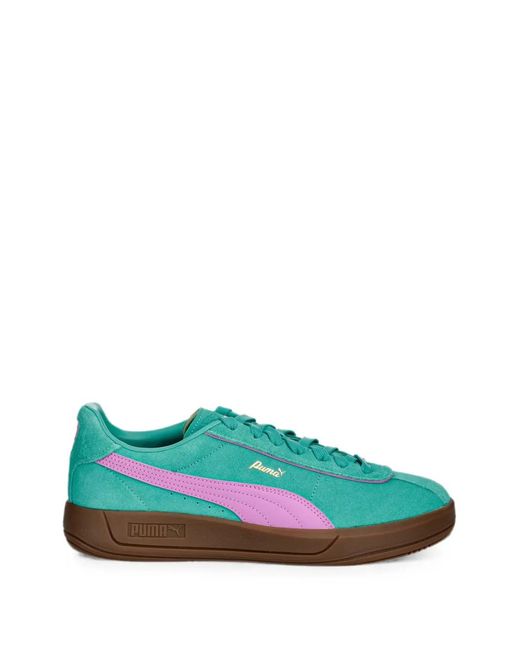 PUMA Green Club Klassika Panelled Sneakers