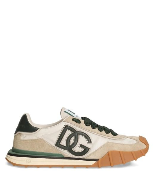 Dolce & Gabbana Brown Dg Athletic Sneakers for men
