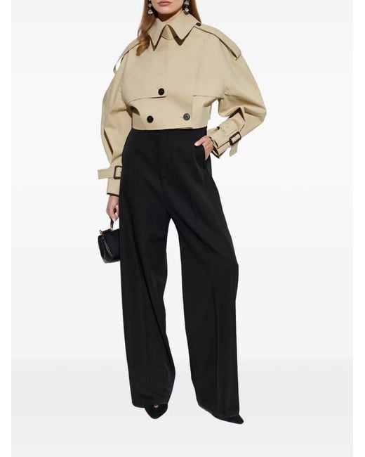 Givenchy Natural Cropped Double-Breasted Jacket
