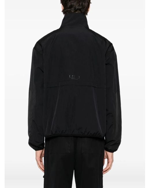 Izzue Black Logo Appliqué Jacket for men