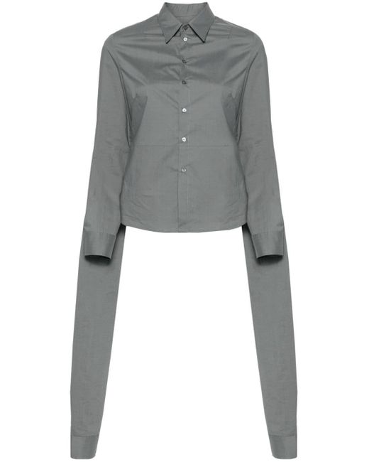 Chemise à manches doubles MM6 by Maison Martin Margiela en coloris Gray