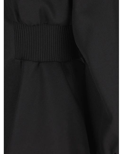 Fendi Black Zip-Up Fitted Jacket