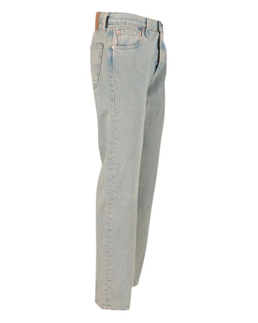 Levi's Gray 501 Jeans for men