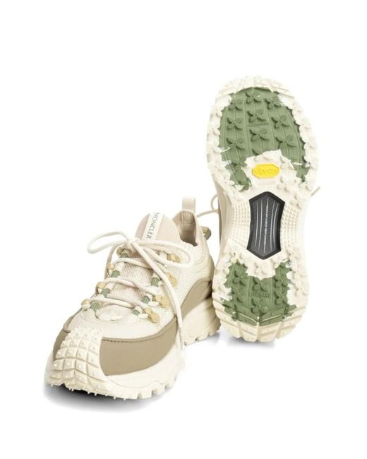 Moncler White Trailgrip Lite3 Sneakers