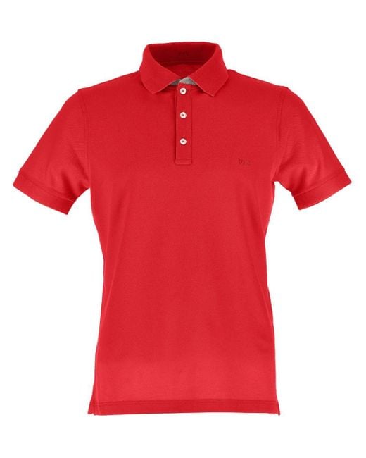 Fay Logo-embroidered Polo Shirt for men