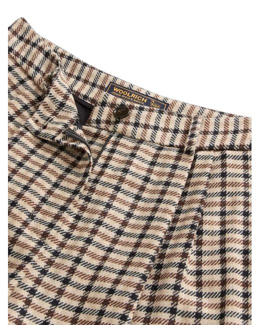 Woolrich Natural Check Trousers