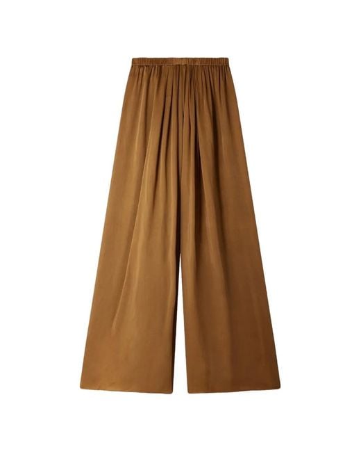 Mes Demoiselles Brown Coucou Elasticated Trousers