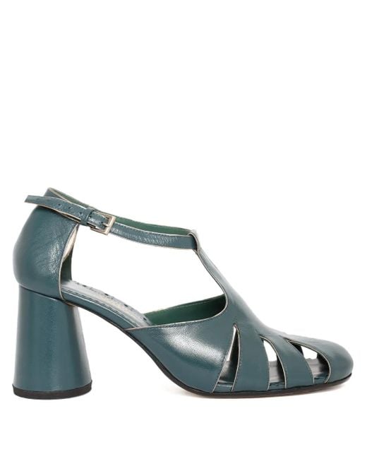 Sarah Chofakian Green Nohra Sandalen 70mm