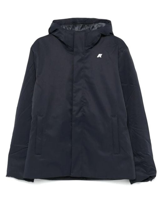 K-Way Jack Twill Marmotta Jacke in Blau für Herren Lyst DE