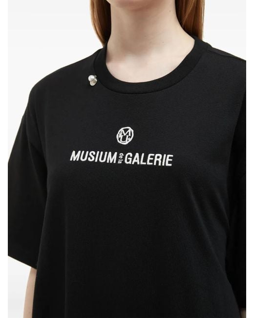 Musium Div. Black Cotton T-Shirt