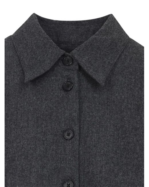 Khaite Gray Wool Shirt