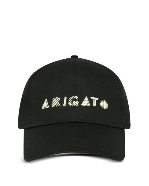 Axel Arigato Black The Thread Embroidered Baseball Cap