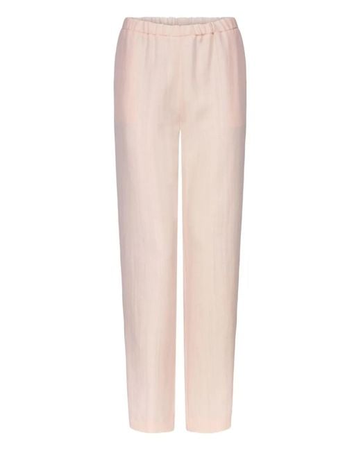 Loulou de Saison White Scot Elasticated Trousers