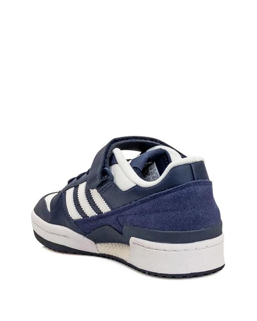 Adidas Blue Forum Stripes Low Sneakers for men
