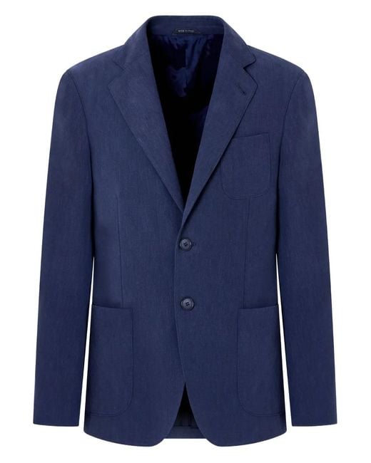 Giorgio Armani Blue Giacca Linea Upton Monopetto