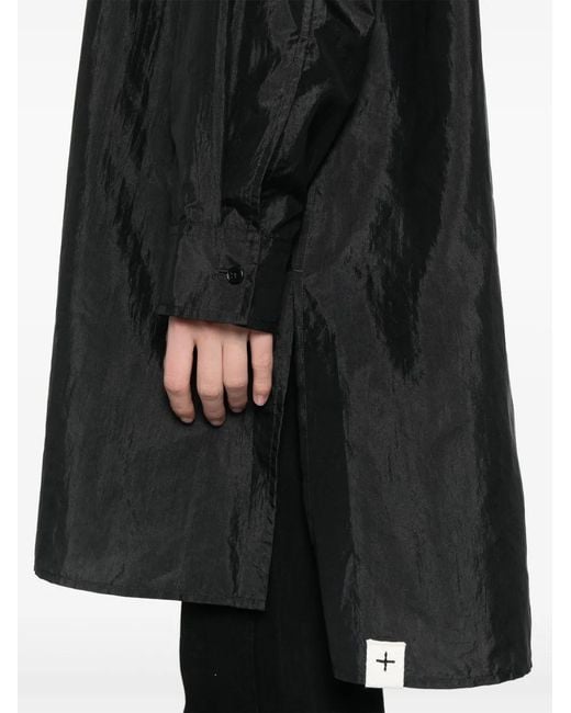 Jil Sander Black Satin Shirt