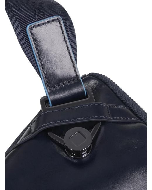 Piquadro Blue Zip Fastening Belt Bag