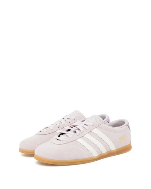 Adidas White Gazelle Lo Pro "Ice/Core/Gum" Sneakers