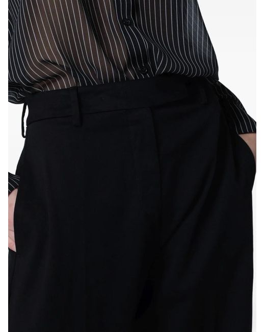 Thelatest Black Wide-Leg Trousers