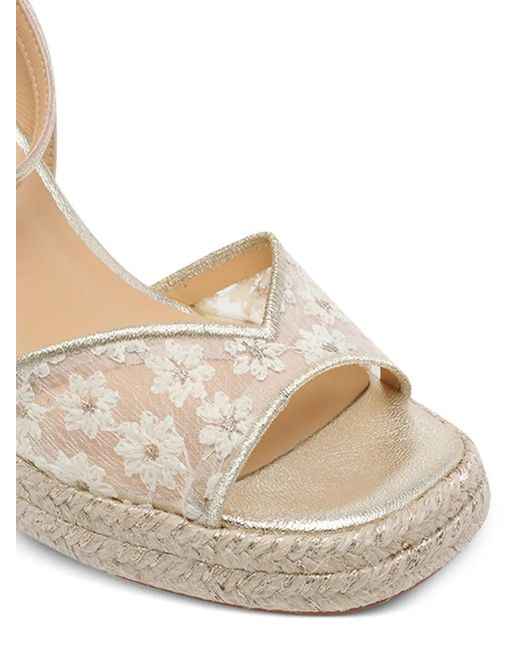 Castaner Natural Vals Flower-Print Sandals
