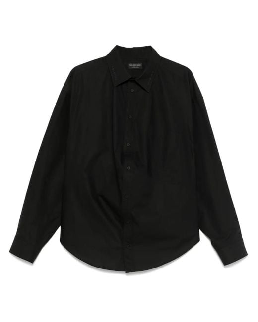 Balenciaga Black Cotton Shirt