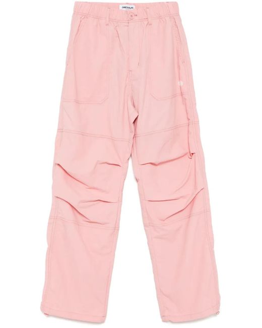 Chocoolate Knee Gesmockte Broek in het Pink