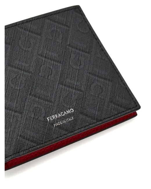 Ferragamo Black Monogram Wallet for men