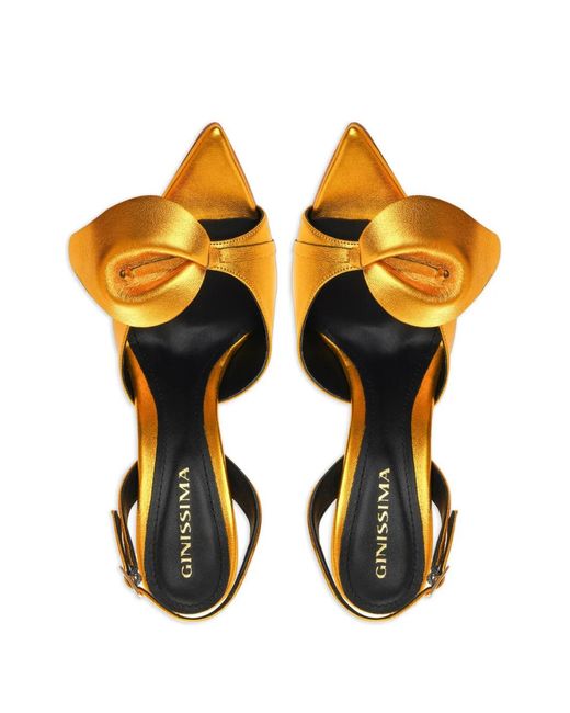 Ginissima Metallic Muse Heeled Sandals