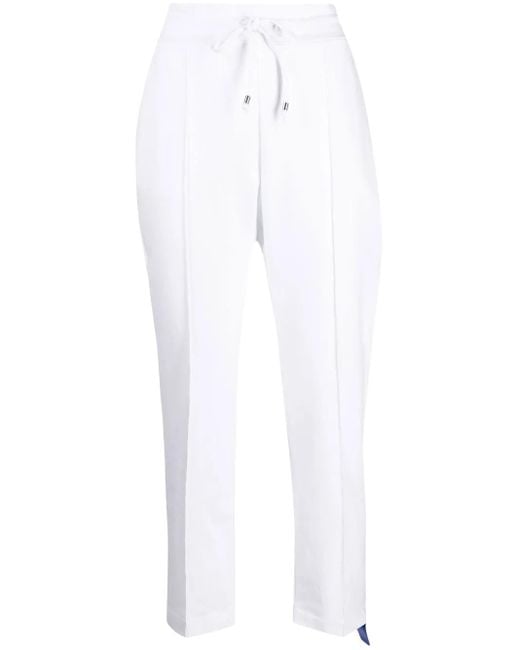 Madison Maison Joggingbroek Met Trekkoordtaille in het White