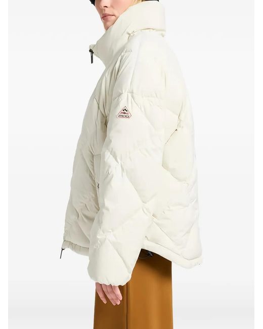 Pyrenex Natural Quilted Turtleneck Jacket