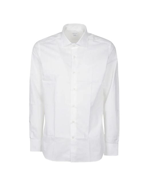 Orian White Cotton Shirt for men