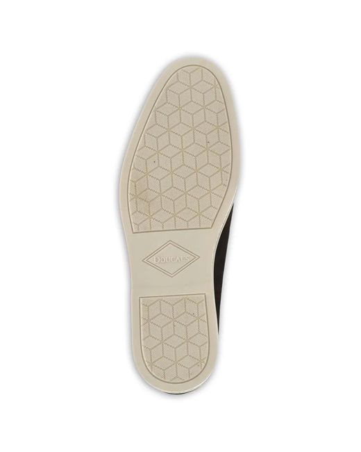 Doucal's Black Mocassins En Cuir for men