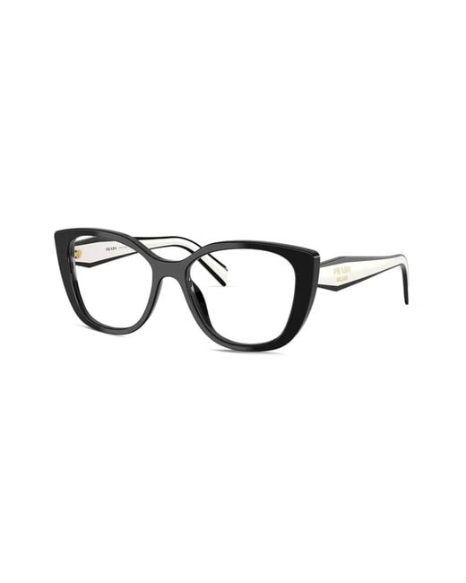 Prada Black Cat-Eye Glasses