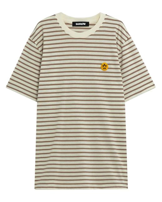Camiseta a rayas Barrow de color Brown