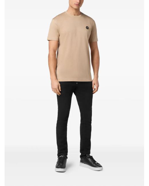 Philipp Plein Natural Basic T-Shirt for men