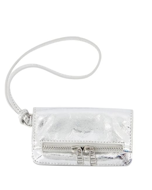 Zadig & Voltaire Leren Pasjeshouder in het White