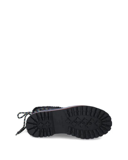 Kurt Geiger Black Gesteppte Stiefel mit Regenbogensohle