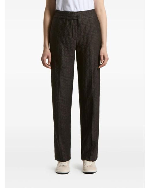 Peserico Black Hose mit geometrischem Muster