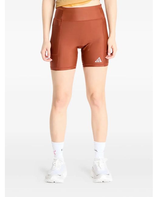 Nike Orange Acg "Tree Frog" Shorts
