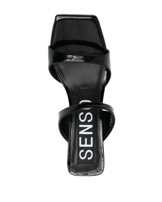 Senso Black Valeria 95Mm Leather Sandals
