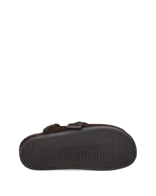 Blauer Brown Buckle-Strap Loafers